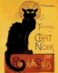 Steinlen's Black Cat